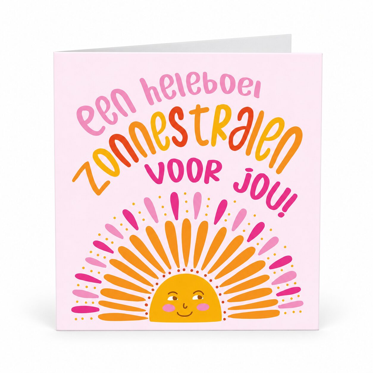 KRT-027 – 915505 52b Zonnestralen voor jou Opkikkerkaart - Afbeelding 1